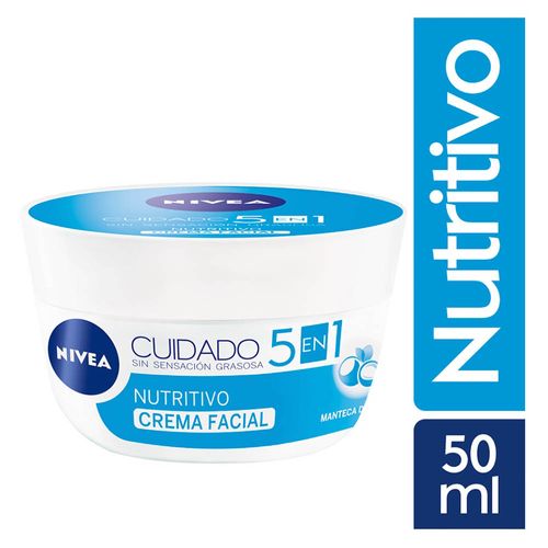 Crema Facial Cuidado Nutritivo Nivea - Pote 50 ML