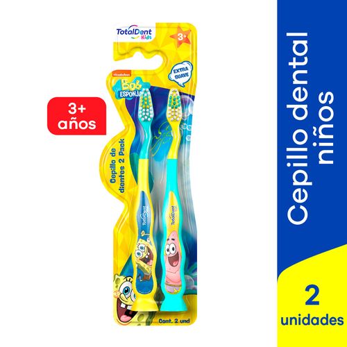 Cepillo Dental Totaldent Kids Bob Esponja - Set 2 UN