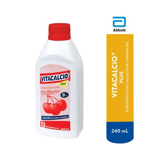 Vitacalcio Plus Suspensión, Cereza