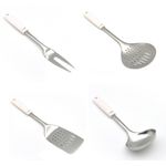 -SET-DE-UTENSILIOS-PALA---ESPUMADERA---CUCHARON---TENEDOR-EN-ACERO-INOX