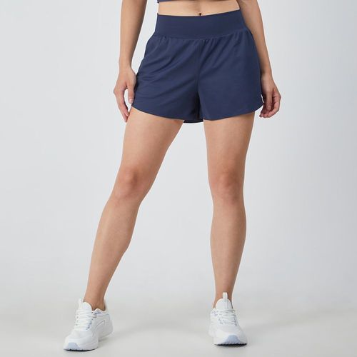 Shorts Deportivo Mujer Col V1 Club Podium Azul