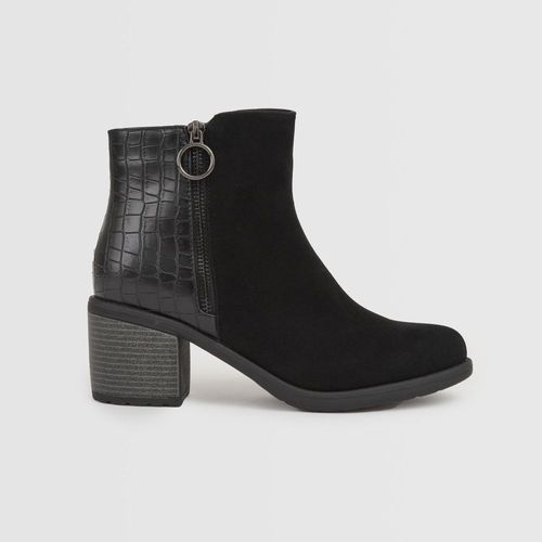 Botines Mujer Madison Mix Negro