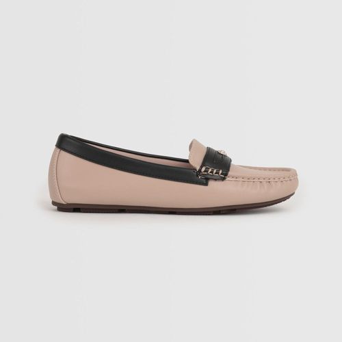 Mocasines Mujer Madison Excoin Beige