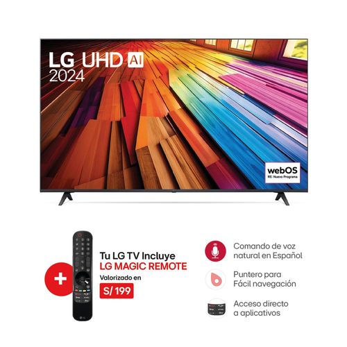 Televisor LG 55" 55UT8050PSB LED 4K Ultra HD (2024)