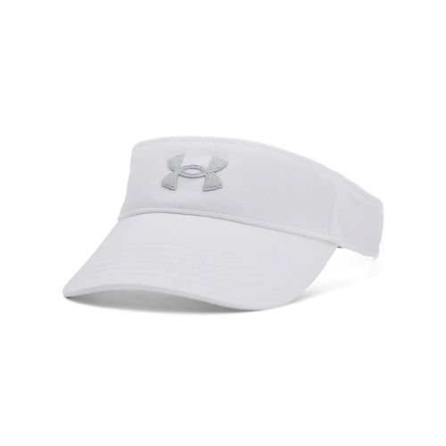 Gorra Deportiva Under Armour Womens Ua Blitzing Visor-Wht 1376707-100 Blanco
