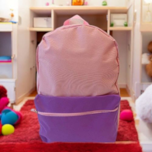 Mochila Bicolor Rosa/Lila 40x30cm Orange