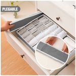 Juego-de-4-Organizadores-de-Ropa-Plegable-para-Cajon-Closet-Plomo-K60