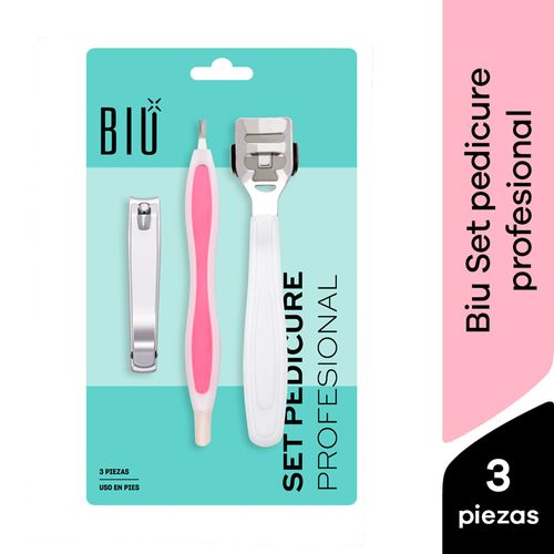 Set Pedicure Profesional Biu - Piezas 3