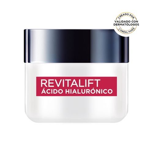 Crema de Día Revitalift L'Oréal Paris Skin Care Ácido Hialurónico - Pote 50 ML