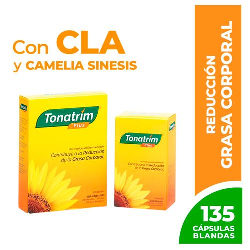 Tonatrím Plus Pack 90 + 45 Cápsulas
