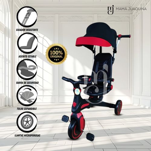Triciclo Guiador «SHIELDER» Rojo