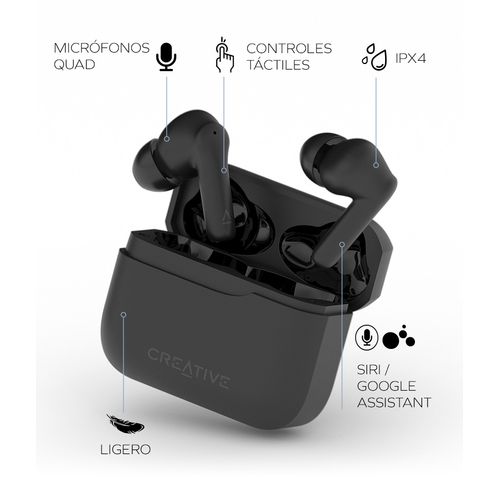 Audifono con microfono Creative zen AIR 2 BT IPX4