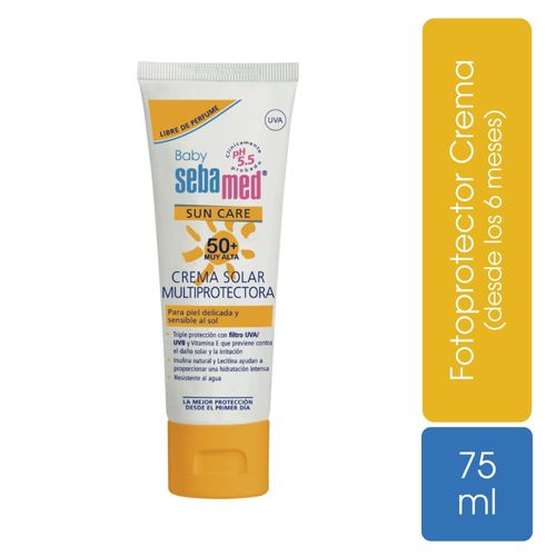 Fotoprotector Sebamed Baby Crema SPF50 - Tubo 75 ML