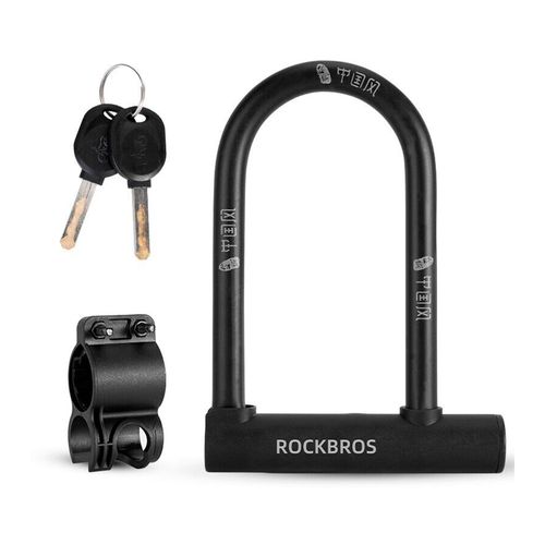 Candado Tipo U-Lock Rockbros 607U 15mm Bicicleta Scooter Electrico