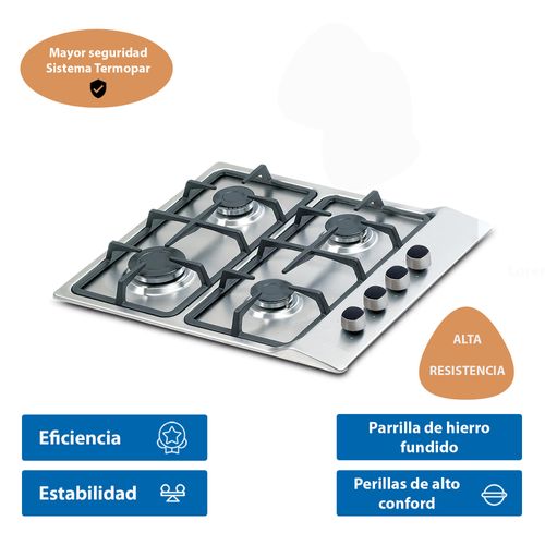 COCINA EMPOTRABLE CHALLENGER GN INOX SG 6040