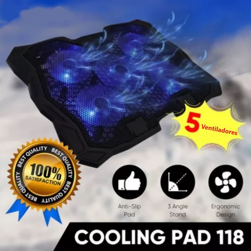 Cooler-Para-Laptop-y-Notebook-Soporte-Base-con-5-Ventiladores