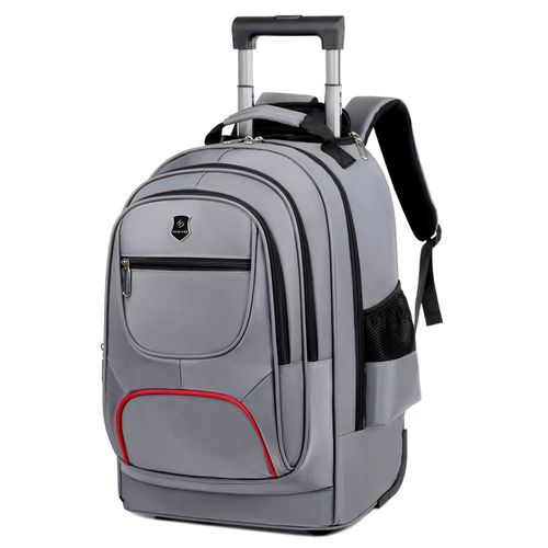 Makeway - Mochila HY-08-GRY con rueda Cabinera Escolar Universidad Negocios