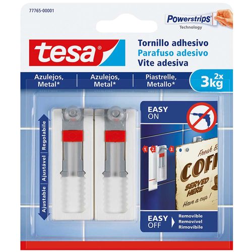 Tornillo Adhesivo Ajustable en azuleajos 3Kg TESA 2un