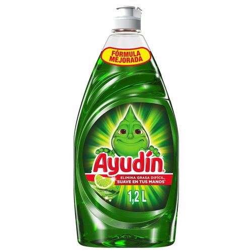 Lavavajilla Líquido AYUDIN Limón y Sábila 1200ml