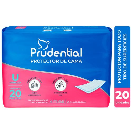 Protector de Cama PRUDENTIAL Paquete 20un