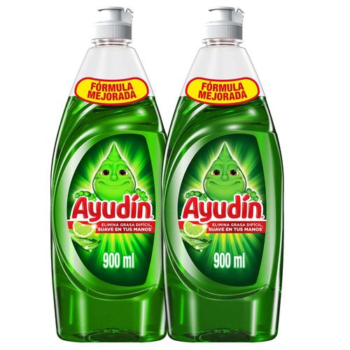 Lavavajilla Líquido AYUDIN Limón y Sábila 2600ml