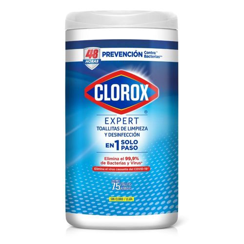 Toallitas Desinfectantes CLOROX Canister Fresh Pote 75un