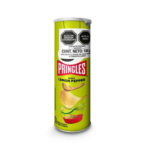 Papas PRINGLES Lemon Pepper Lata 105g