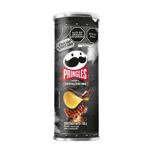 Papas PRINGLES Costillitas BBQ Lata 105g