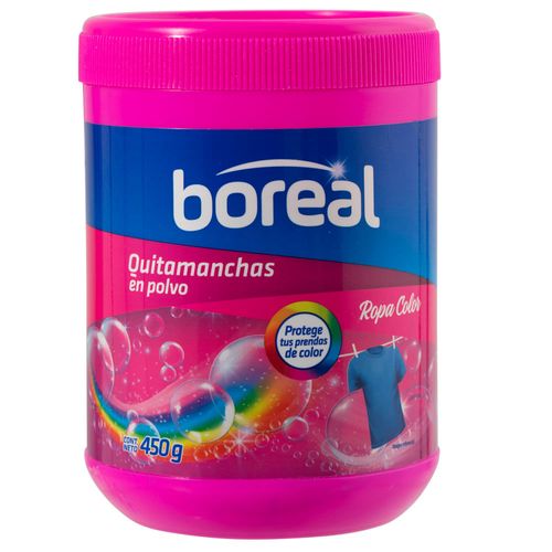 Quitamanchas en Polvo BOREAL Ropa Color Frasco 450g
