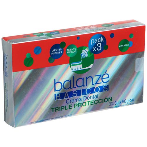 Crema Dental BALANZÉ Triple Pro 270g