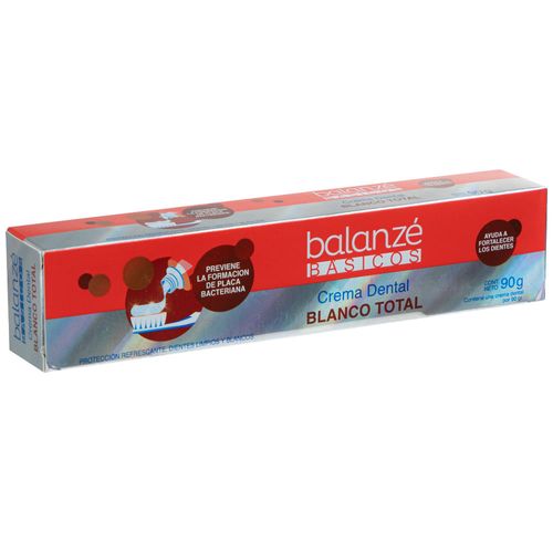 Crema Dental BALANZÉ Blanco Total 90g