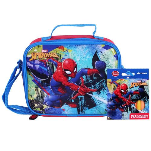 Lonchera Prom-Plastili Spiderman ARTESCO