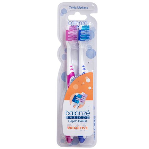 Cepillo Dental BALANZÉ Proactive Blister x 2un