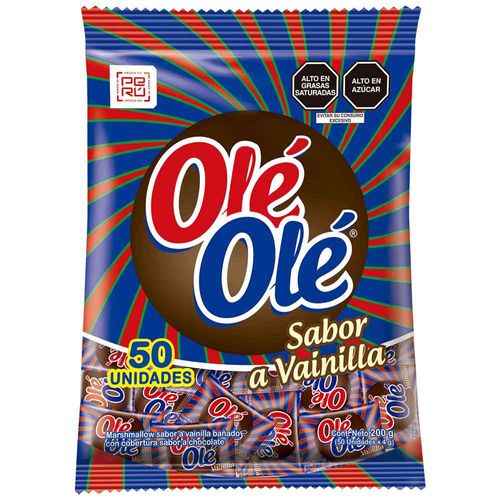 Marshmallows Vainilla OLE OLE Bolsa 50un