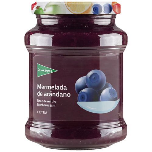 Mermelada EL CORTE INGLÉS Extra de Arándanos Frasco 410g