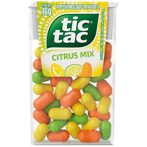 Caramelos TIC TAC Citrus Mix Pote 16g