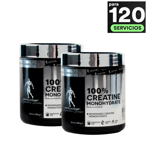 Pack x2 Creatina Monohidratada Kevin Levrone 300GR