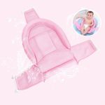 Malla-de-Baño-3-Anclajes-Baby-Froggie-Rosado-Para-Bebe