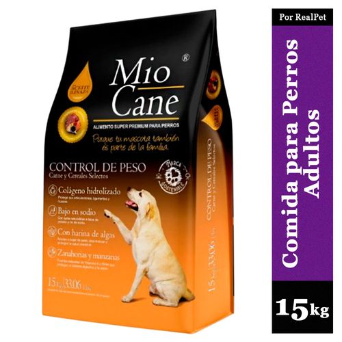 Comida Perro Mio Cane Super Premium Control de Peso 15 kg