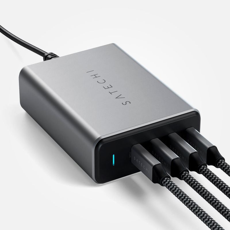 Cargador-PD-GAN-4-puertos-USB-C-de-165W---Satechi