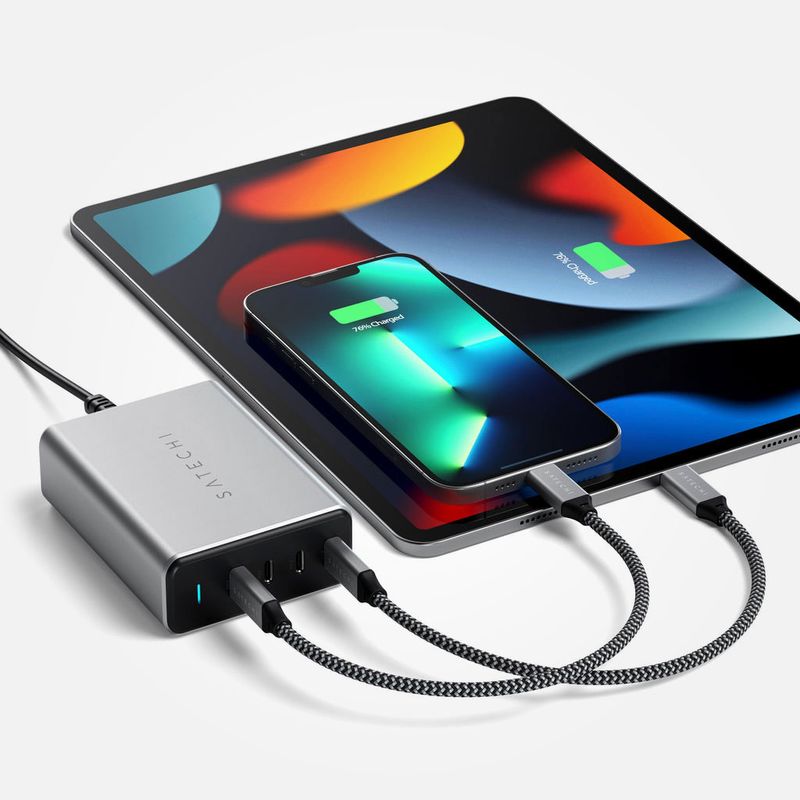 Cargador-PD-GAN-4-puertos-USB-C-de-165W---Satechi