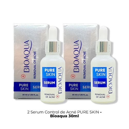 Serum Control de Acné PURE SKINBioaqua 30ml 2 UNID