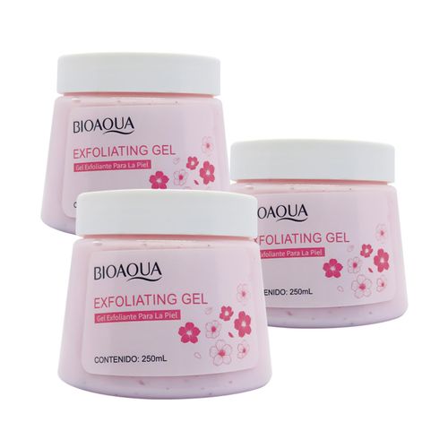 Gel Exfoliante para la Piel de Sakura 250gr - Bioaqua 3 und