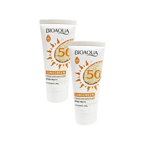 Bloqueador Solar 50+ de Arroz 60g - Bioaqua 2und