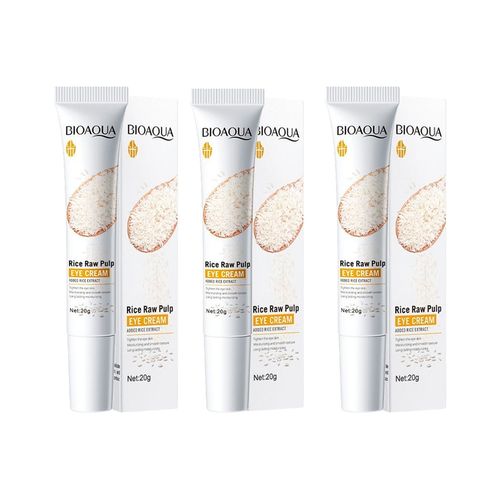 Crema de Ojos de Arroz 20g - Bioaqua 3 und
