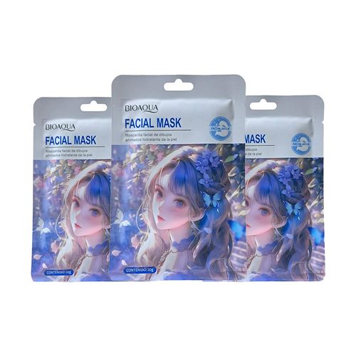 Mascarilla Anime Flor Mariposa 30g - Bioaqua 3und