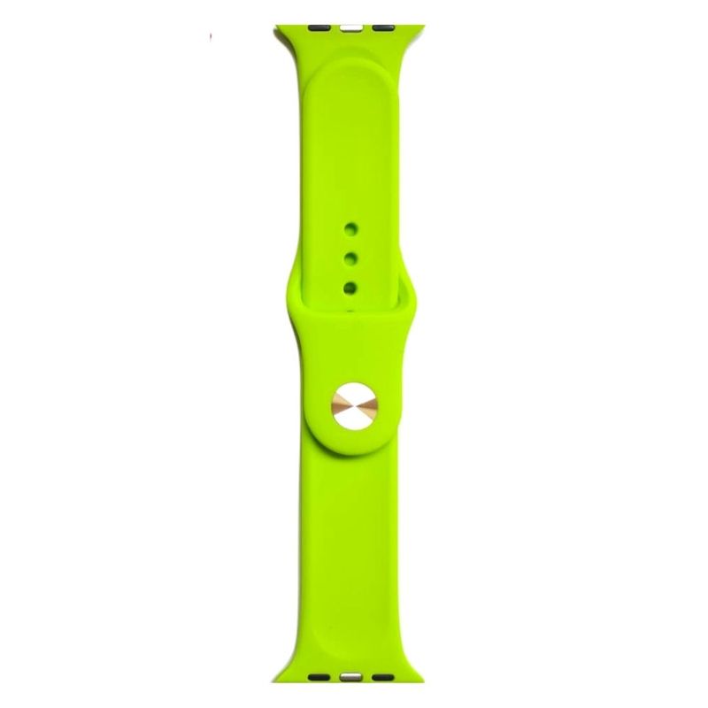 Correa-de-silicona-para-Apple-watch-Color-Verde-Lima-de-42-44-45-49-mm