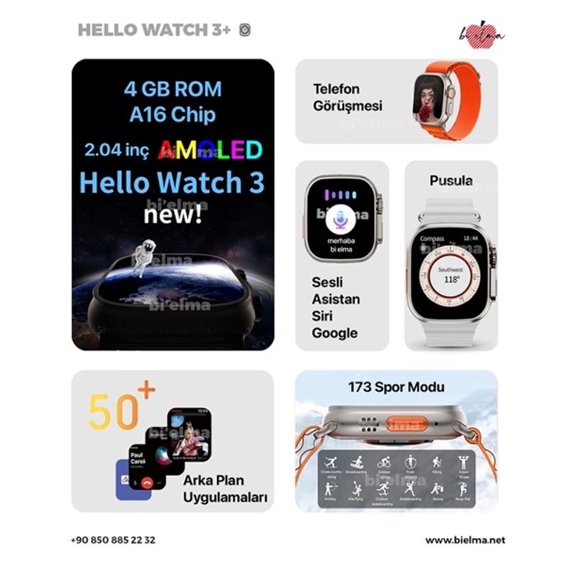 Smart-Watch-Hello-Watch-3-Plus-Ultra-4GB-Rom-Color-Negro