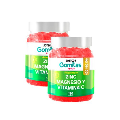 Gomitas De Zinc Sottcor 2 Pack