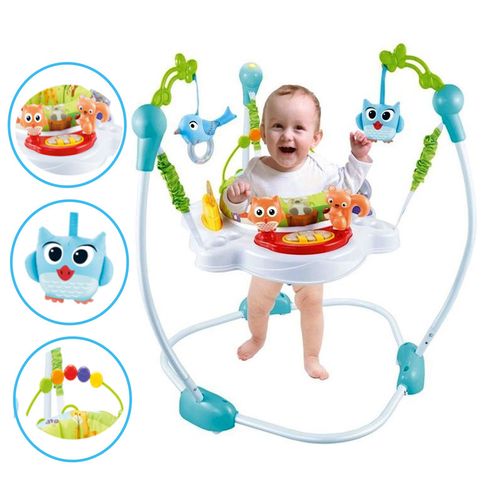 Saltarin Centro de Actividades Jumper 360° Celeste